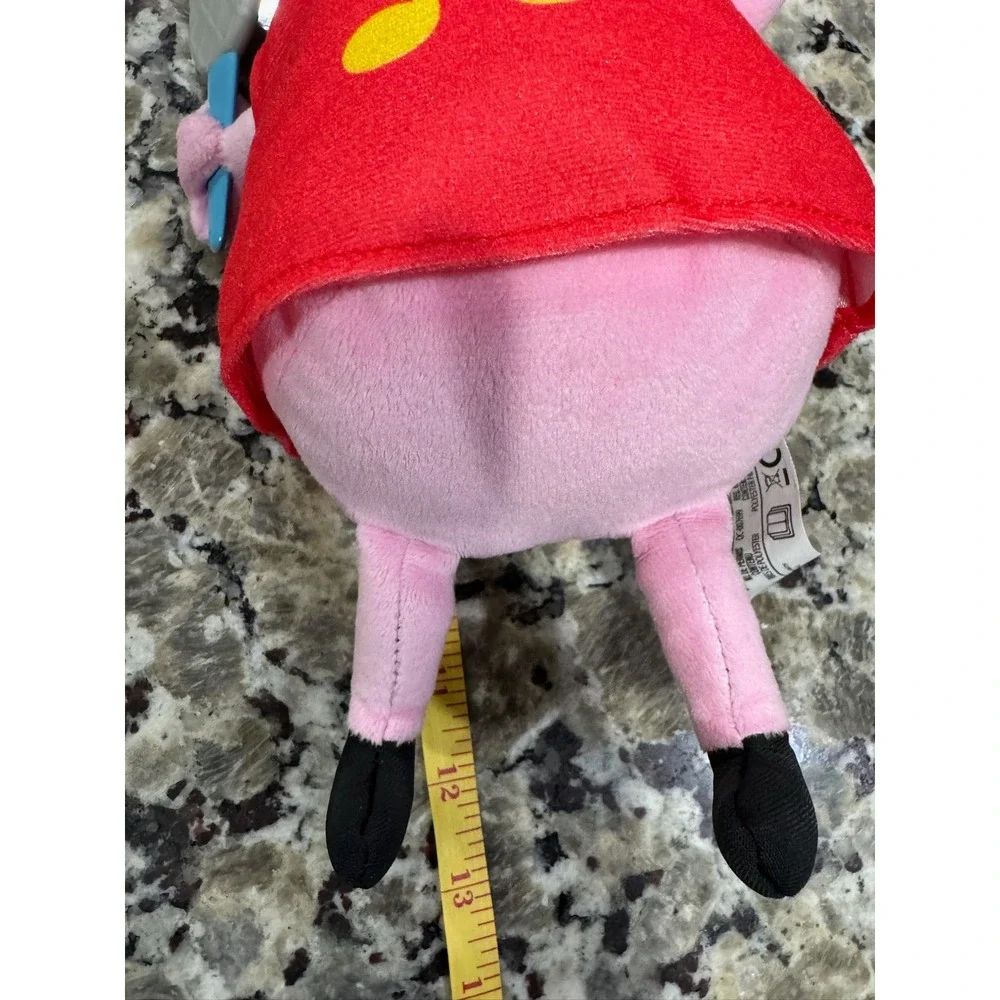 Peppa Pig Singing Plush Stuffed Animal Red Music Note Dress Microphone 13 Inch